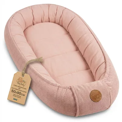 Produktbild von Baby Nest Neugeborene Nestchen tragbar Kuschelnest 90x50 cm Rosa