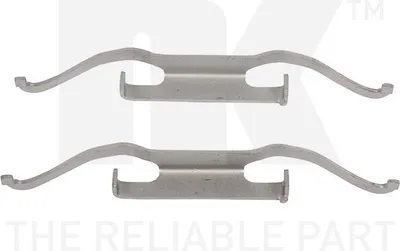 Produktbild von NK 7915148 Zubehörsatz Scheibenbremsbelag Vorne für BMW 5 Limousine (E39) 5 Touring (E39) 3 Limousine (E36) 3 Coupe (E36) 3 Compact (E36)
