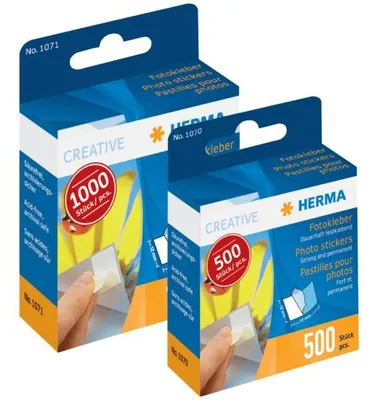 Produktbild von HERMA 4008705010719, Weiß, 17 mm, 1,2 cm, 1000 Stück(e)