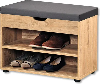 Produktbild von Schuhschränke KESPER Schuhschrank mit Sitzkissen Sonoma Eiche 60 x 30 x 45 cm 1592413