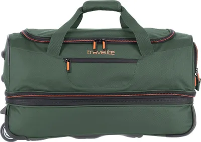 Produktbild von travelite Reisetasche Trolley Basics Wheeled Duffle dunkelgrün 58cm