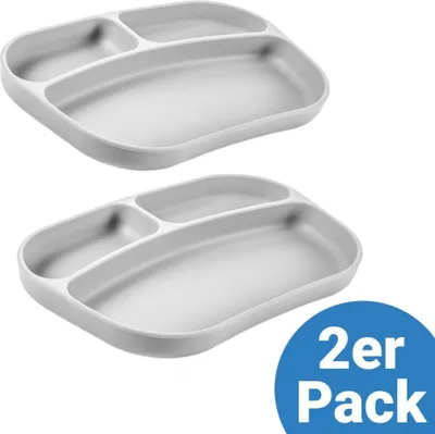Produktbild von MiaMia Esslern-Teller aus Silikon 2er Pack