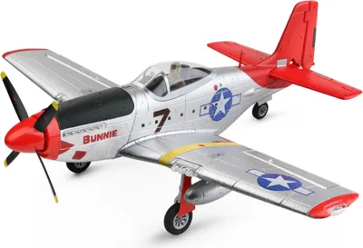 Produktbild von XK A280 P-51 3D/6G System 560 mm Spannweite 2,4 GHz 4CH EPP RC Flugzeug Kämpfer RTF mit LED-Leuchten für Anfänger