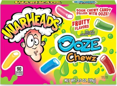 Produktbild von Warheads Sour Chewy Candy Ooze Chewz 99g aus USA