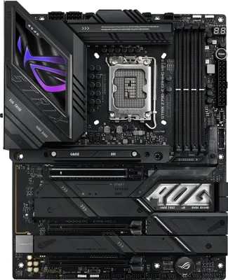 Zdjęcie produktu dla ASUS ROG STRIX Z790-E GAMING WIFI II, Intel, LGA 1700, Intel® Celeron®, Intel® Core™ i3, Intel® Core™ i5, Intel® Core™ i7, Intel® Core™ i9,..., DDR5-SDRAM, 192 GB, DIMM