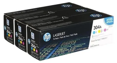 Produktbild von HP Toner Multi Pack CF 372 AM C/M/Y No. 304 A
