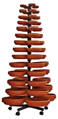 Produktbild von 2 Stück runde Medea Untersetzer 56 cm in Terrakotta