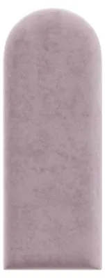 Produktbild von LIKMA Samt Ovales Polsterpaneel Zartes Rosa 40x25 cm Wandkissen Kinderzimmer Schlafzimmer Wandpolster Gepolstert Panel Stoff: Riviera 62