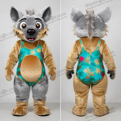 Immagine prodotto di Costume MASTICOT Gonfiabile da Cerbiatto Cartoon Argento e Oro