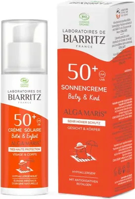 Obrázok produktu pre Sada: Detský opaľovací krém SPF 50+ 100 ml + pleťová voda po opaľovaní 150 ml