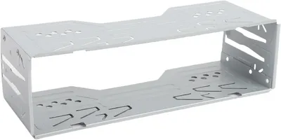 Imagen del producto de Marco de instalación metálico, universal, de 1DIN, con dimensiones de 181x52x68 mm, para sistemas de audio de automóviles