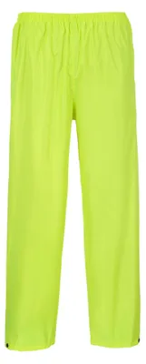 Image de Pantalon De Pluie Classic Couleur : Jaune Taille S - Portwest