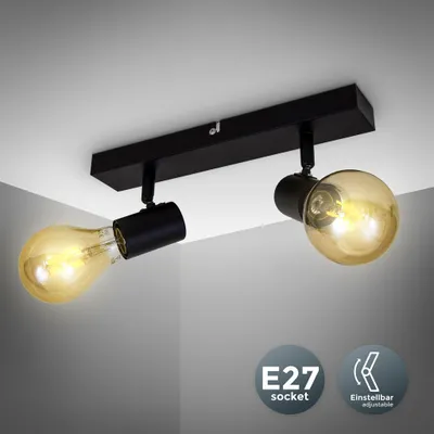 Zdjęcie produktu dla Lampa sufitowa retro lampa sufitowa vintage spot matowy industrialny salon korytarz E27