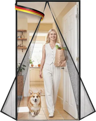 Produktbild von Sonstiges Fensterzubehör magnetische Fliegengittertür (100 x 190)