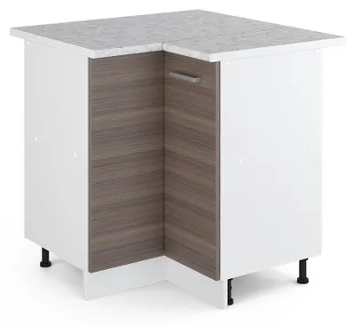 Image de Universal Armoire d'angle Vicco R-Line Gris 75.6cm avec porte, avec PT, Model 41986