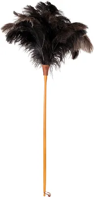 Produktbild von Redecker Straußenwedel groß mit Luxusgriff 110 cm