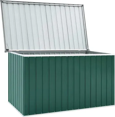 Obrázok produktu pre vidaXL Záhradný box zelený 171 x 99 x 93 cm - Úložný box - Úložné boxy - Záhradný box na vankúše - Záhradné boxy na vankúše