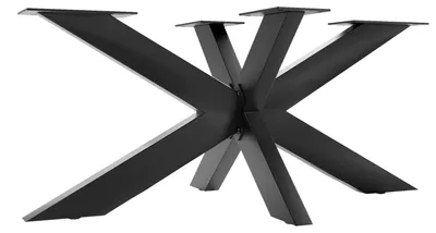 Produktbild von SOTECH Tischgestell SPIDER KD 980 x 580 x 430 mm – schwarz, Stahl, zerlegbar