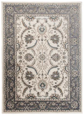 Image de Tapis Salon Chambre à coucher Design classique Crème Gris  200 x 300 cm