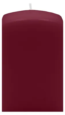 Produktbild von Quader Kerzen Bordeaux 15 x Ø 7/7 cm, 8 Stück