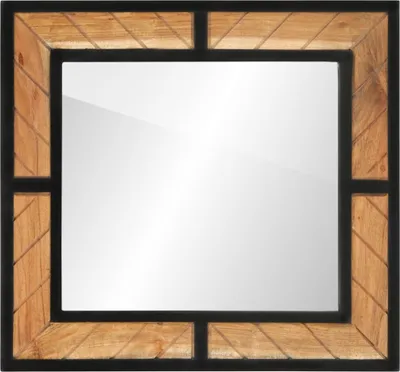 Image de Miroir de salle de bain 60x1x55 cm bois massif d'acacia