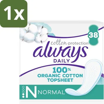Image de Always - Protège-slips - Normal - Protection coton - 38 Protège-slips - 1 pièce