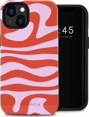 Image de Selencia Vivid Backcover pour l'Apple iPhone 13 - Dream Swirl Pink