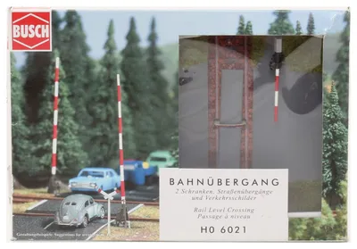 Produktbild von Busch 6021 - 1/87 / H0 Bahnübergang - Neu