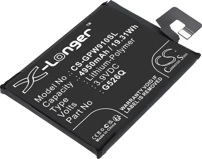 Image de TECHTEK Batterie compatible avec [Google] G3Y12, GTF7P, GXQ96, Pixel 9a remplace G526Q
