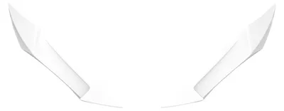Imagen del producto de Entradas de aire traseras, color blanco mate, casco Airoh Aviator 3