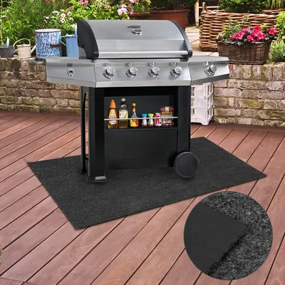 Obrázek produktu pro Yakimz rohož na grilování Rohož na ochranu podlahy Venkovní rohož na grilování Rohož na grilování Ohnivzdorná rohož 75x120 cm