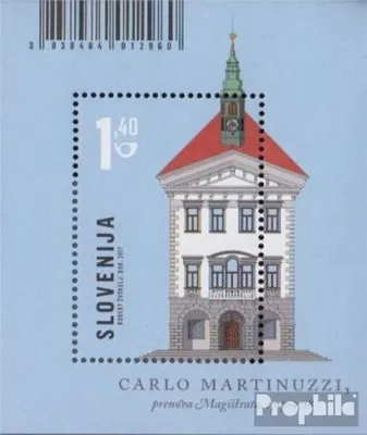 Produktbild von Briefmarken Slowenien 2017 Mi Block94 (kompl.Ausg.) postfrisch Architektur