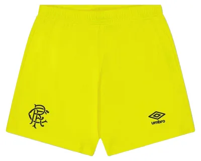 Image de Umbro - Short de gardien de but pour enfants « 2025/2026 », football GT13936 (146-152) (jaune)