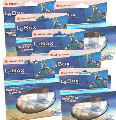Produktbild von 7x 1A PHOTO PORST Einwegkamera Agfa LeBox Ocean