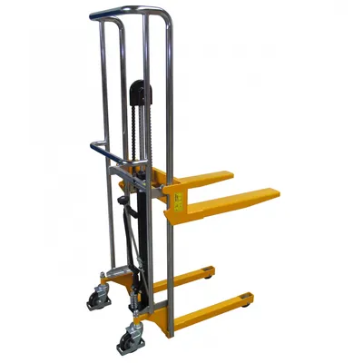 Produktbild von qteck Manuelle Minilifter Single 650mm Gabellänge 85-1500mm Hubhöhe mit 400kg Hubkraft