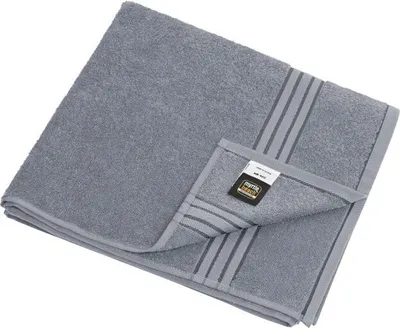 Produktbild von Badetuch in flauschiger Walkfrottier-Qualität mid-grey, Gr. one size