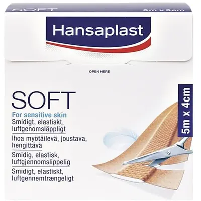 Produktbild von Wundpflaster Hansaplast Soft 5mx4cm