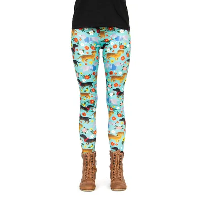 Produktbild von cosey-Bedruckte Dackel-Leggings (Einheitsgröße) - Design Dackel
