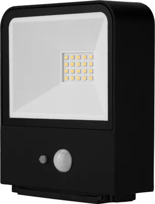 Produktbild von LED Solar Wandleuchte Lumus120 m.Bewegungsm. 200lm Alu IP65 schwarz, (KE08)