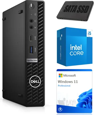 Immagine prodotto di Computer PC Dell Optiplex 5090 Micro | Intel i5-10500T | 16 GB DDR4 | 256 GB SSD | Win11 | Grado A