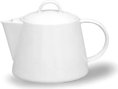 Produktbild von Weiße Teekanne 1,3 l, Porzellan Thun Tom