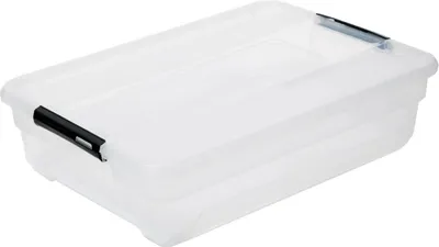 Produktbild von 5Five Aufbewahrungsbox mit Deckel - Solutions Box - 38 Liter - 67 x 48 x 17 cm - Kunststoff