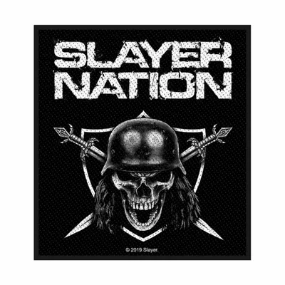Produktbild von Slayer Slayer Nation Aufnäher zum Aufnähen 100 x 50 mm