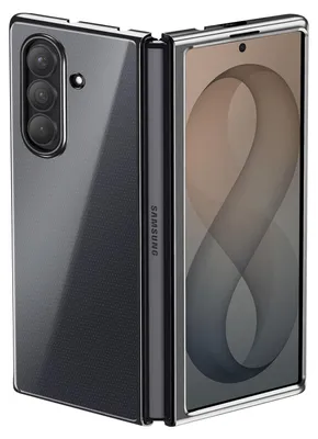 Produktbild von Avizar, Hülle für Galaxy Z Flip 8 Ultra Gelenkdesign Kordelöse Chromrand, Schwarz