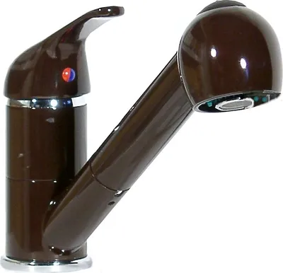 Produktbild von Küchenarmatur Spütisch Spüle Armatur Brause Mocca