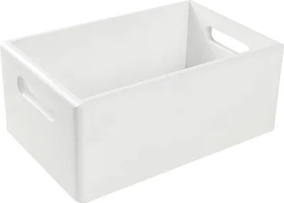 Obrázok produktu pre Creative Deco Biela drevená prepravka na ovocie | 30x20x13cm (+/-1cm) | s držadlami | bez veka | drevená prepravka drevená prepravka drevená prepravka | na dokumenty cennosti