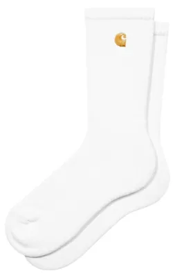Immagine prodotto di carhartt wip Carhartt Wip Chase Socks calzini in spugna - White/gold
