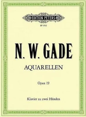 Produktbild von Edition Peters Noten für Klavier, Aquarellen op.19