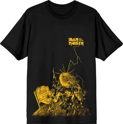 Produktbild von Iron Maiden Est.1975 Life After Death Lightning Black S T-Shirt