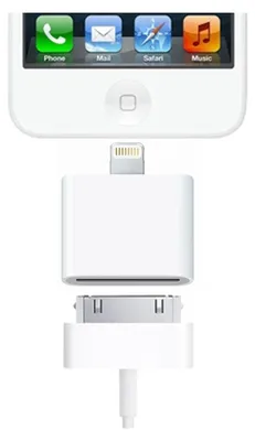 Produktbild von 8 Pin bis 30 Pin Adapter (Weiß)